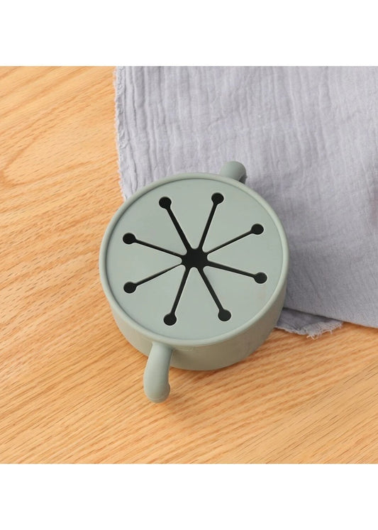 Mess Free  Silicone Snack Cup for Weaning Baby