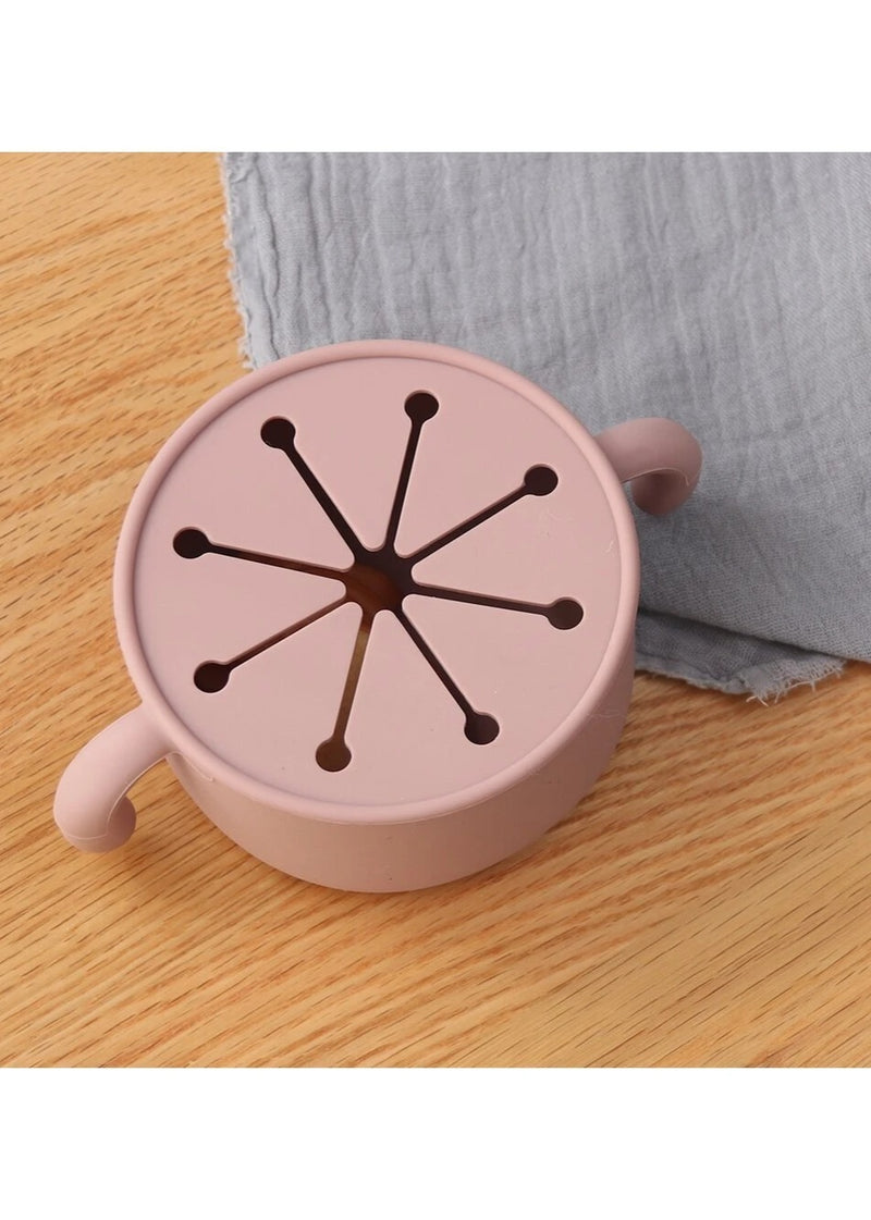 Mess Free  Silicone Snack Cup for Weaning Baby