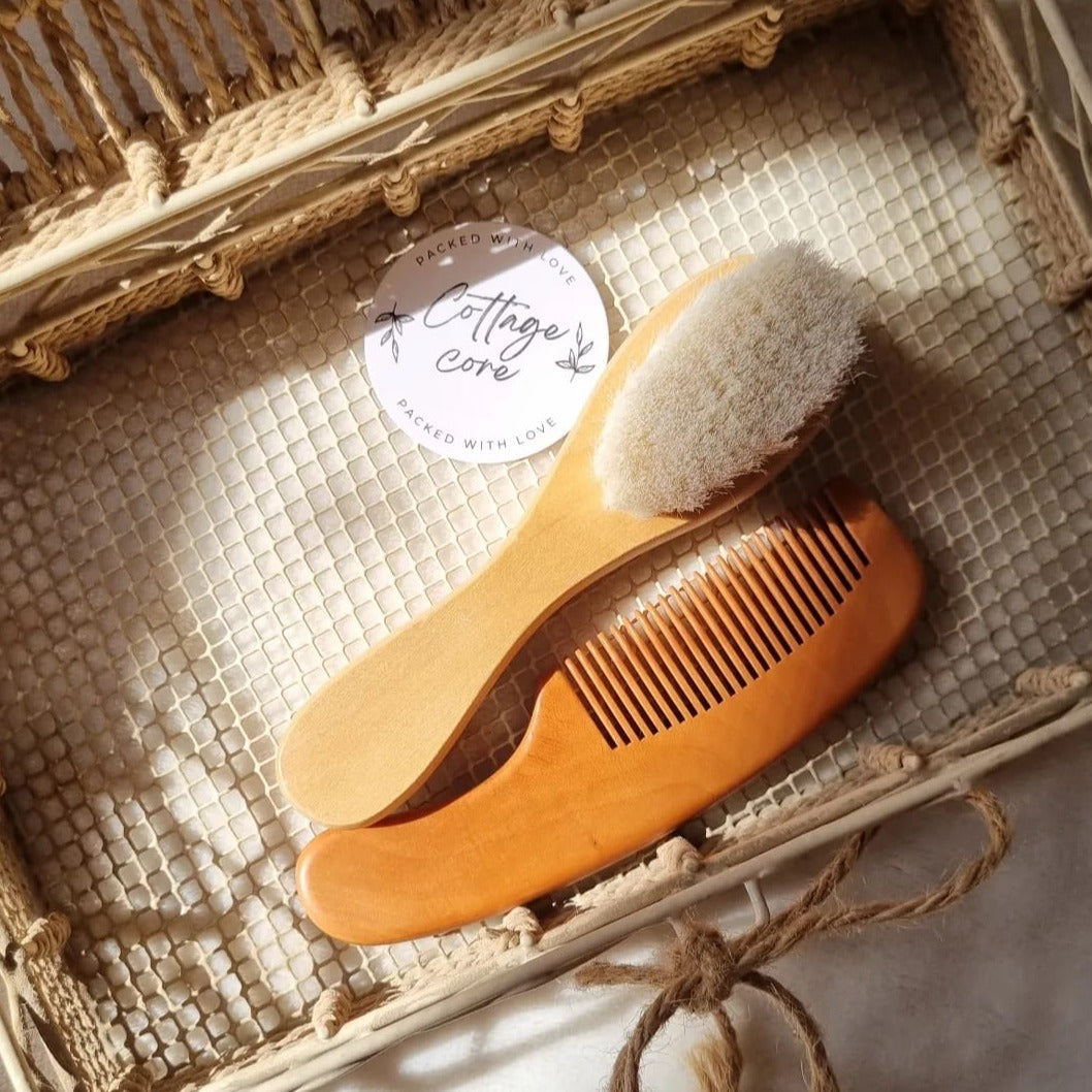 Organic Wooden Brush Set
