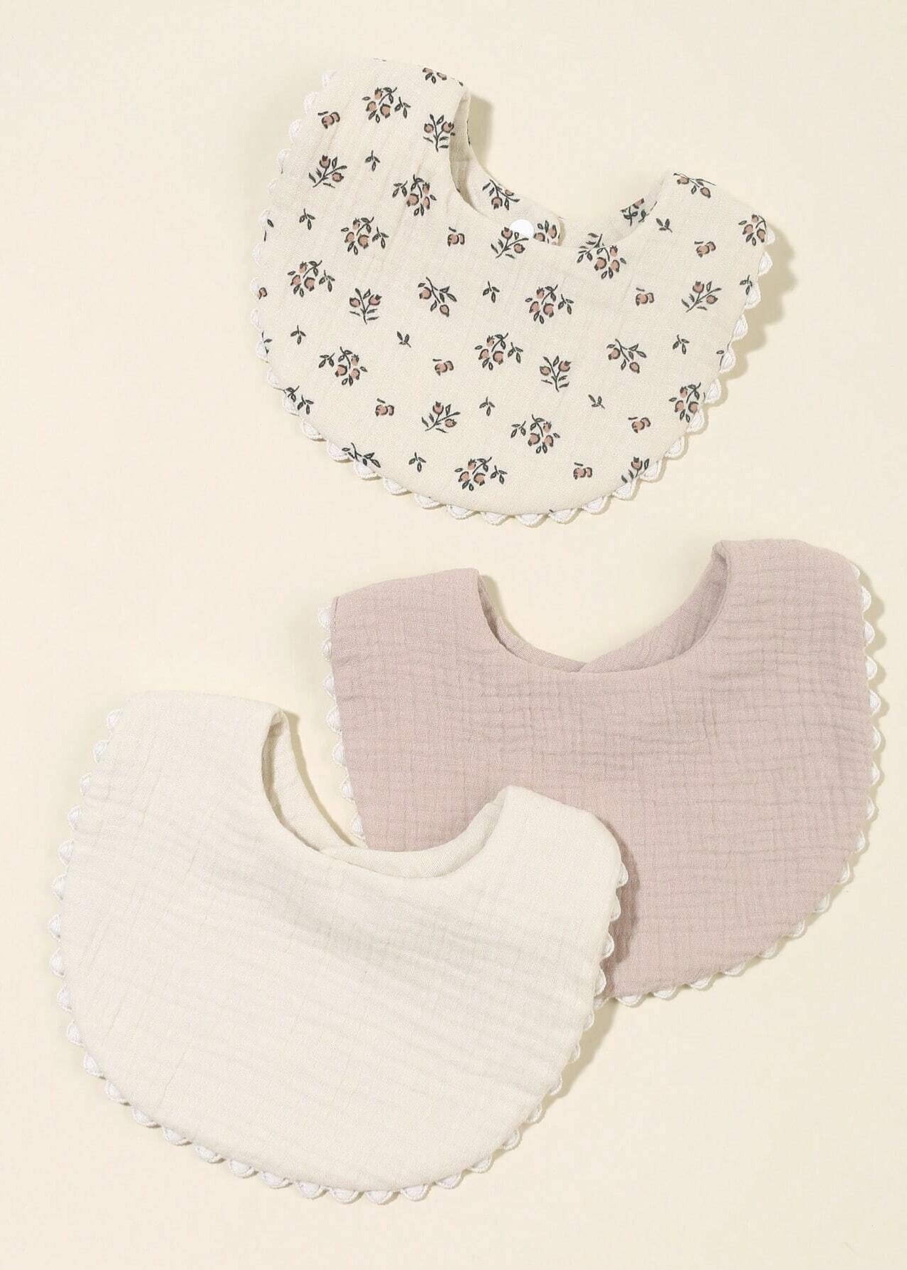 Classic British Pattern Cotton Baby Bibs