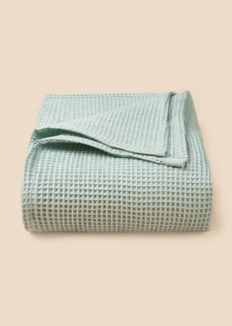 Cotton Waffle Baby Blanket