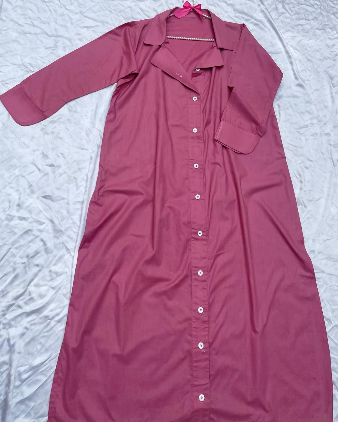 Full length buttoned tunic - Image 2